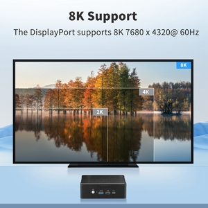 คอมพิวเตอร์ตั้งโต๊ะขนาดเล็ก VX12 Intel Core I9 12900H สำหรับโฮมเธียเตอร์ 8K HTPC เกมมิ่ง พร้อม Windows 11 Pro สำหรับใช้ในบ้านและสำนักงาน ขายส่งแบบ OEM - Product Image 4