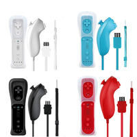 Manette de jeu sans fil Nunchuck 2-en-1 pour nintendo Wiis Motion Plus, Joystick, télécommande pour console de jeu vidéo