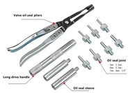 Outil de retrait de joint de tige de soupape et installateur de kit de réparation de moteur de voiture avec douilles de conduite de pince