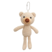 Ours Poupée Pendentif Porte-clés Mini Peluche Jouet avec Petits Accessoires PP Rempli Anime Peluche Jouets En Gros