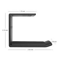 Penyangga Headphone Akrilik Ramah Lingkungan PMMA untuk Dinding, Dudukan Headset, Braket Display Meja 50x64mm Warna Sesuai Pesanan