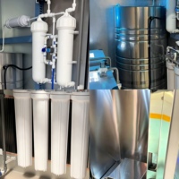 Distributeur d'eau RO Carlos Support avec détection de la qualité de l'eau TDS, double sortie d'eau, station d'eau pour communautés résidentielles