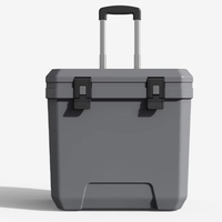 Glacière haute performance personnalisée 24QT en PE moulé par soufflage, maintien au frais pendant 5 jours, panneau solaire portable pour aliments, fruits et légumes
