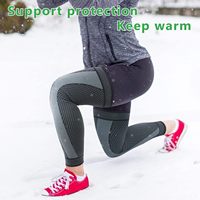 Manchon de compression antidérapant pour genouillères, protège les jambes pour soulager les douleurs au genou
