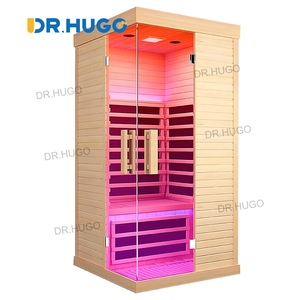 ห้องซาวน่าในร่มแบบโมดูลาร์ DR.HUGO Rejuven SU6 สำหรับ 1-2 คน ทำจากไม้เฮมล็อก พร้อมระบบอินฟราเรดไกล ประกอบง่าย - Product Image 6