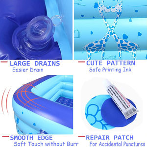 Solution OEM, prix abordable, <span class=keywords><strong>piscine</strong></span> <span class=keywords><strong>gonflable</strong></span> portable en plastique transparent pour enfants, utilisation en extérieur, <span class=keywords><strong>jouet</strong></span> de <span class=keywords><strong>piscine</strong></span>, <span class=keywords><strong>piscine</strong></span> pour bébé - Product Image 3