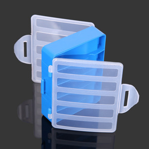 Fishing Tackle Box 10 Compartment Double Sided Portable <b>Storage</b> For Sea Rods And <b>Sink</b> Accessories Blue ABS Material - Product Image 3