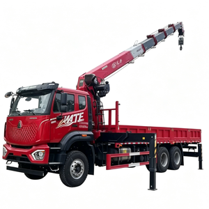 รถบรรทุกติดเครน Sinotruk HOWO ขับเคลื่อน 6 ล้อ 6x4 พร้อมเครนบูม 12 ตัน บูม 5 ท่อน - Product Image 1