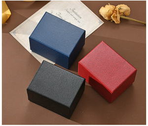 Boîte de montre de couverture de ciel et de terre de haute qualité, emballage en papier Imitation cuir galets, boîte-cadeau pouvant être estampillée à chaud avec LOGO - Product Image 4