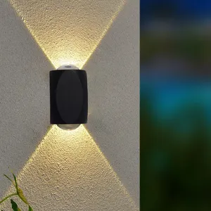 Vendita calda esterna Mini Led luce da parete fino in basso dispositivo di montaggio a parete all'aperto impermeabile giardino luce esterna