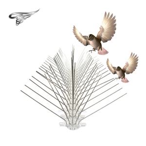 Pointes d'<span class=keywords><strong>oiseau</strong></span> en acier inoxydable 304-Pointes anti-pigeon et anti-montée pour toit et clôture (50cm résistant aux UV pour une utilisation en extérieur) - Product Image 2