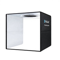 Prix Usine Populaire Mini Studio Photo PULUZ 30cm en Plastique Portable Pliable avec Tente de Prise de Vue et Boîte à Lumière LED pour Photographie