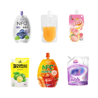 Machine de remplissage et de bouchage haute vitesse en acier inoxydable 304, avec double bec verseur, pour sachets souples de jus, sauces et lotions
