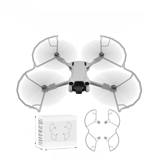 Propeller Guard Blade PC Material Anti-collision Ring Drone Accessories for Mini 4 Pro Gray