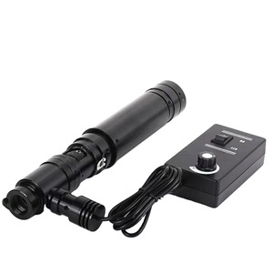 Gerçek resim HD 400X 800X 1000x 2400X yakınlaştırmalı mikroskop kamera koaksiyel ışık monoküler c-mount sürekli Zoom objektifi