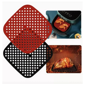 Air Fryer <b>Silicone</b> Liners Reusable Food-Grade <b>Silicone</b> Mat Non-stick Heat Resistant Air Fryer Accessories - Product Image 6