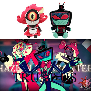 New Hazbin Hotel Helluva Boss Doll Gift Clown Plush Toy Wholesale