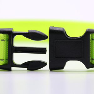 Custom Multi-Color Nylon Hondenhalsband Huisdier Riem Zware Eco-Duty Effen Patroon Kant Decoratie Westerse Stijl Gps Groothandel - Product Image 4