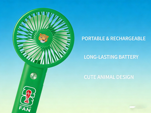 Ventilador Eléctrico de Mano Grande para la Copa Mundial de Fútbol 2026, 3 Velocidades, Batería de Litio 18650 - Product Image 5