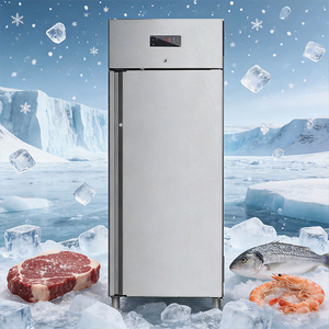 Commercial Restaurant Kitchen Single-Temperature Upright Air Cooling Refrigerator <b>Freezer</b> Stainless Steel Frost Free Digital E1F - Product Image 2