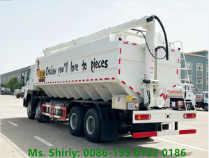 Usine directement 8x4 8 roues 40CBM réservoir véhicule de Transport d'alimentation en vrac spécial camion de transporteur - Product Image 6