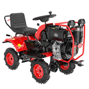 Mini Tractor Agrícola <span class=keywords><strong>4x4</strong></span> de 13 HP, Cultivador de Gasolina de 11 HP, Bomba de Caja de Cambios, Alta Productividad para Granja - Product Image 1