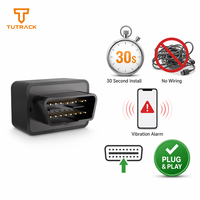 Traceur GPS OBD 4G sans câblage, installation en 30 secondes, positionnement en temps réel GPS BDS LBS, alarme de vibration, géolocalisation, pour flotte