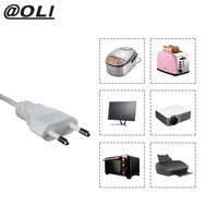 IMQ putih 2 Prong Printer 10A 250V IP20 PVC AC kabel daya/Printer kabel daya untuk peralatan rumah tangga