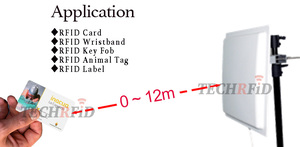 TECHRFID <strong>Long</strong> <strong>Range</strong> Passive 12dbi UHF RFID <strong>Reader</strong> RS232/RS485 0-12M Fixed Integrated ABS Type <strong>Reader</strong> and Writer - Product Image 6