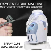 Máquina Facial de salón de Spa portátil para rejuvenecimiento de la piel 95% Infusión de oxígeno puro Jet de oxígeno eléctrico para el cuidado del cabello facial
