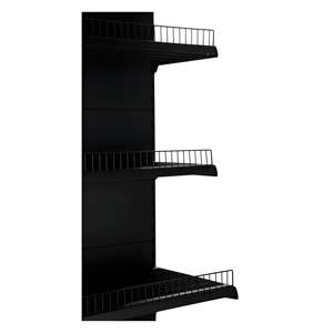 Espositore Mobile in Metallo Personalizzato OEM da 1200mm di Larghezza, Scaffalatura a 3 Ripiani per Supermercato, Robusta per Frutta e Verdura - Product Image 4