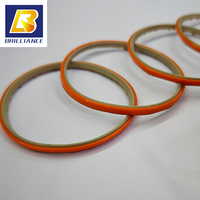 Joint torique en caoutchouc de silicone conducteur composite en aluminium argenté Anneaux en caoutchouc conducteur adhésif en différentes couleurs disponibles