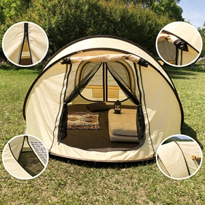 Meilleure tente de <span class=keywords><strong>camping</strong></span> familiale instantanée avec port d'accès électrique pour un <span class=keywords><strong>camping</strong></span> pratique avec des appareils électroniques - Product Image 4