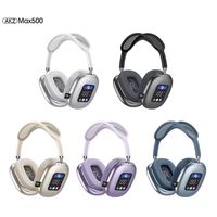 Audífonos Inalámbricos AKZ MAX500 Dinámicos con LED RGB, Control Táctil ANC, Resistentes al Agua IPX5, Sonido de Alta Fidelidad para Teléfono Móvil