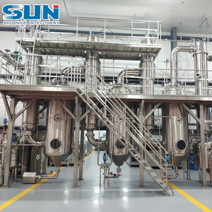 Evaporador de Sopa de Hueso de Oveja de Tres Efectos Totalmente Automático con Ahorro de Energía y Control PLC - Product Image 1