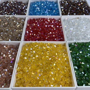 Multi Color Shiny Faceted Glass <strong>Beads</strong> Loose Spacer Bicone Crystals <strong>Beads</strong> for DIY Bracelet <strong>Jewelry</strong> <strong>Making</strong> Accessories - Product Image 5