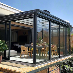 Winter Garden Sunroom Assembly with Powder Coated Frame for Cold Climate Balcony &amp; Garden <strong>Gazebo</strong> - Product Image 1