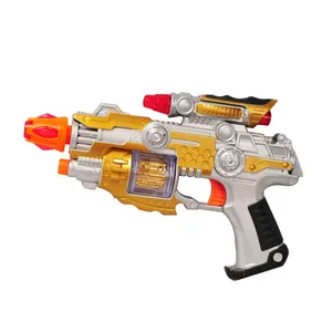 Funny Electric Gun Infrared Toy Light And Sound Battery Operated Plastic Toy Guns For Boys