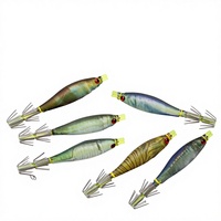 Nouveau leurre lumineux en bois YAMASHITA japonais, rouleau de tissu pour crevettes, hameçon pour calmar, 7 cm, petit appât vivant avec hameçons, leurre de pêche