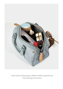Borsa in Pelle per Donna, Motivo Imitazione Tela, PU Retrò, Personalizzabile, MOQ 50 Pezzi, Design di Lusso per <span class=keywords><strong>Borse</strong></span> Femminili - Product Image 2