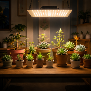 ไฟปลูกผัก 70W แบบ LED สเปกตรัมเต็ม พร้อมระบบหรี่แสง สำหรับปลูกผักใบเขียวในร่มและสวนในบ้าน - Product Image 3