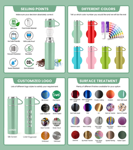 ชุดกระติกน้ำสแตนเลสเก็บความร้อนสุญญากาศ พร้อมแก้ว - Product Image 5