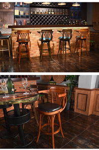 Taburete de <span class=keywords><strong>Bar</strong></span> de Madera de Lujo Británico, Muebles Modernos para el Hogar y Cafeterías, Taburete Alto de <span class=keywords><strong>Bar</strong></span>, Venta al por Mayor, Taburete de <span class=keywords><strong>Bar</strong></span> Clásico - Product Image 5