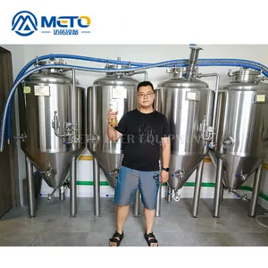 Beautiful design food grade stainless steel fermenting tank serving tank unitank 500L