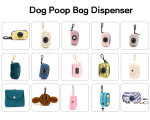 Portador de excrementos de mascotas de neopreno ecológico personalizado, dispensador y soporte biodegradable de bolsas para excrementos de perros - Product Image 5