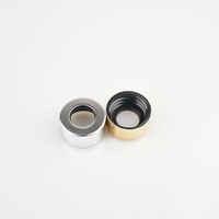 Bouchons compte-gouttes en plastique aluminium or et argent 20/400 avec compte-gouttes pipette pour bouteilles en verre ambré