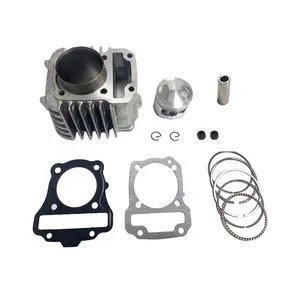 Kit de cilindro de motocicleta de 110CC con junta de anillo de pistón, Kit de reparación de cilindro de motocicleta de 53MM para Hon.da WAVE110