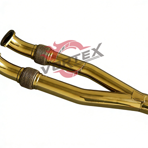 Sistema de Escape Catback Valvetronic Vortex de Acero Inoxidable 304 con Cerámica Dorada para Nissan GT-R R35 2009-2025 con Control Remoto - Product Image 5