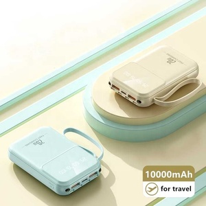 Nouvelle banque de puissance intégré<span class=keywords><strong>e</strong></span> avec petite et portable 10000mAh banque de puissance Portable pleine capacité banque de puissance de charge Super rapide chaude - Product Image 3