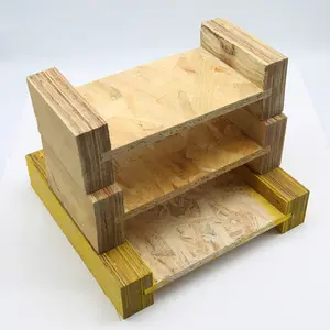 Poutre de solive de plancher en bois de pin d'ingénierie Lvl bois H2-s traitement de plancher poutre de solive I